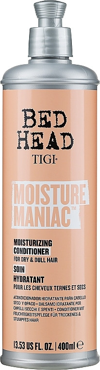 Кондиционер для сухих волос безсульфатный Bed Head Moisture Maniac Conditioner TIGI, 400 мл