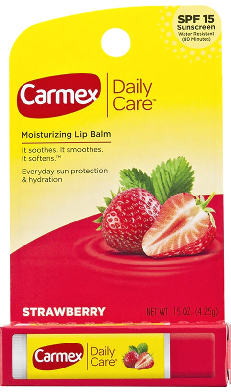 Бальзам для зволоження губ Полуниця Carmex, 4.25 гр  Фото 2 