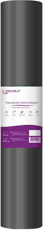 Простынь спанбонд 0,8*200 Черный, Monaco