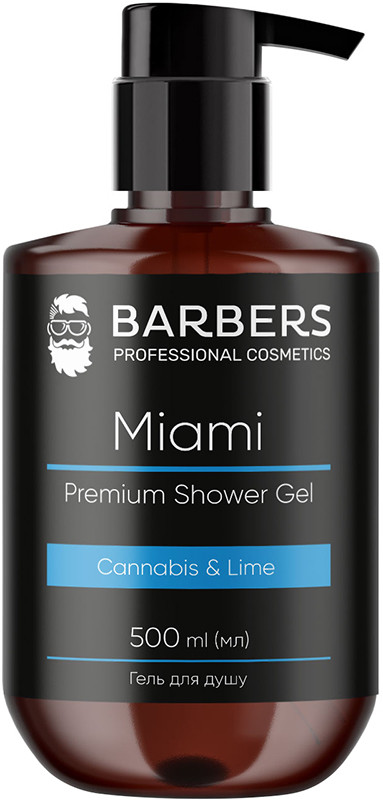 Гель для душу Barbers Miami, 500 мл 