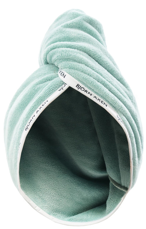 Полотенце-тюрбан Hair Towel Wrap Green Bjorn Axen