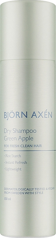 Сухий шампунь Зелене Яблуко Dry Shampoo Green Apple Bjorn Axen, 150 мл на beauty-prof.com Сухий шампунь Зелене Яблуко Dry Shampoo Green Apple Bjorn Axen, 150 мл
