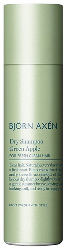 Сухий шампунь Зелене Яблуко Dry Shampoo Green Apple Bjorn Axen, 150 мл на beauty-prof.com Фото 2 Сухий шампунь Зелене Яблуко Dry Shampoo Green Apple Bjorn Axen, 150 мл Фото 2
