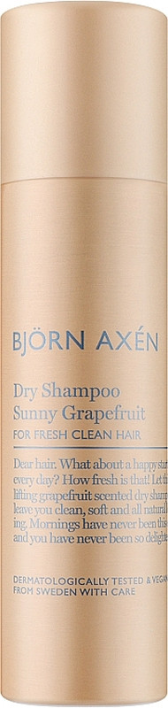 Сухой шампунь Грейпфрут Dry Shampoo Sunny Grapefruit Bjorn Axen, 150 мл