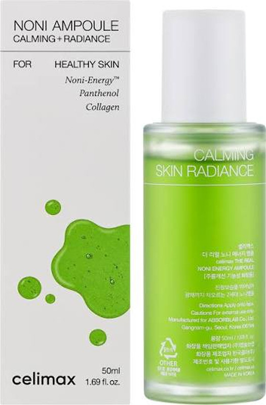 Сыворотка питательная c нони The Real Noni Energy Ampoule Celimax, 50 мл  Фото 2 