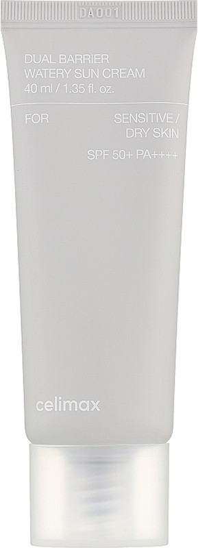 Крем солнцезащитный для чувствительной кожи Dual Barrier Watery Sun Cream Celimax, 40 мл