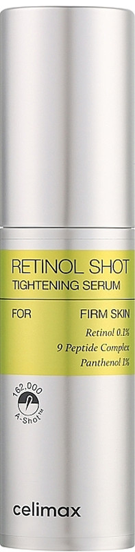 Сироватка для обличчя підтягуюча з ретинолом The Vita-A Retinol Shot Tightening Serum Celimax, 30 мл