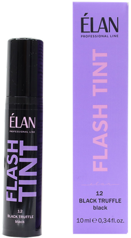 Система прямого окрашивания бровей Flash Tint 12 Black Truffle ELAN, 10 мл  Фото 2 