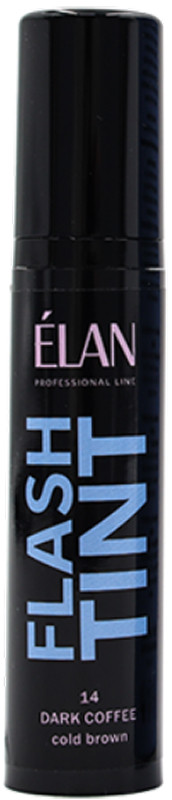 Система прямого окрашивания бровей Flash Tint 14 Dark Coffee ELAN, 10 мл 