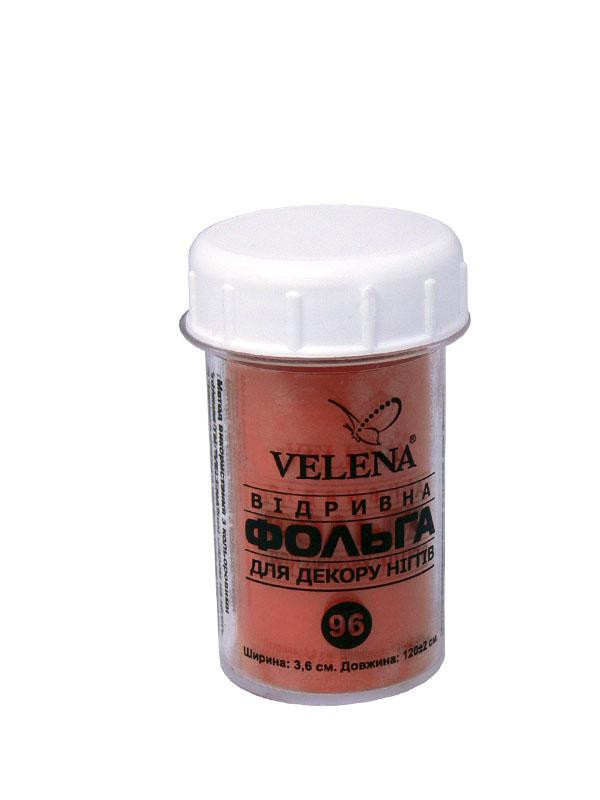Переводная фольга для дизайна ногтей  1,2 № 096  Velenа (алый матовый)*