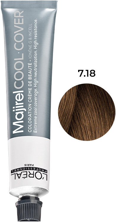 Крем-фарба MAJIREL Cool Cover 7.18 50 мл L’Oreal Professionnel Paris