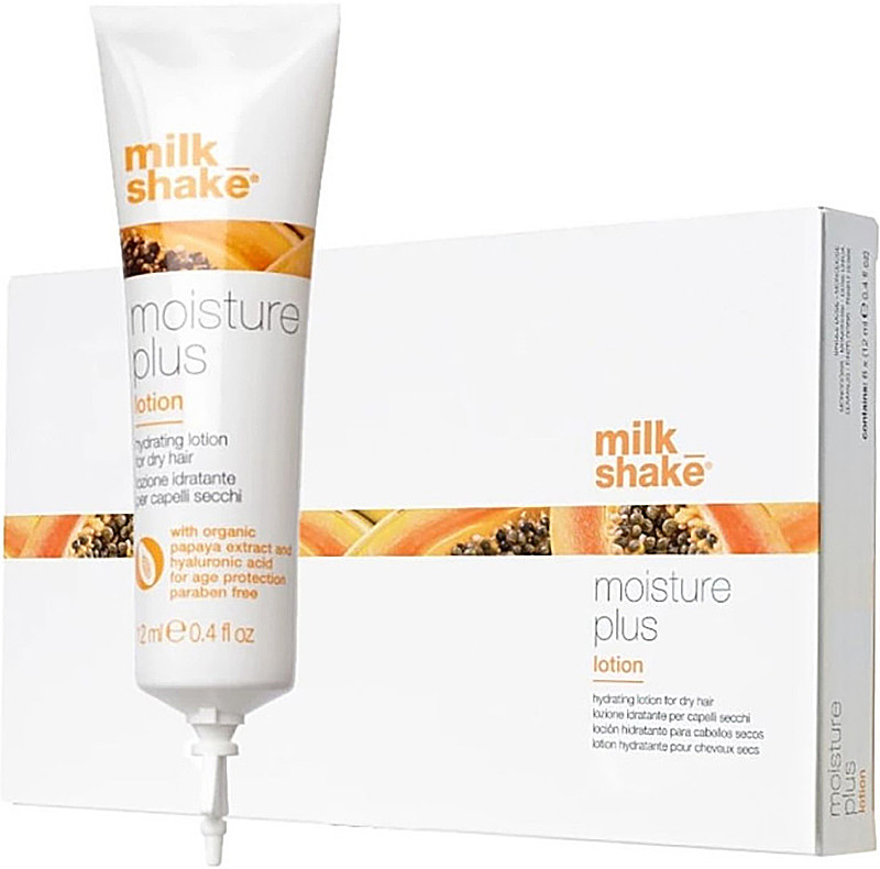 Увлажняющий лосьон для сухих волос Moisture Plus Hydrating Lotion Milk Shake, 6х12 мл на beauty-prof.com Увлажняющий лосьон для сухих волос Moisture Plus Hydrating Lotion Milk Shake, 6х12 мл