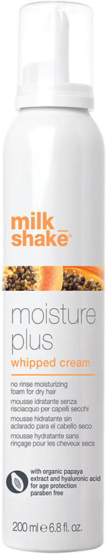 Зволожуюча пінка для сухого волосся Moisture Plus Whipped Cream 200 мл ТМ Milk Shake