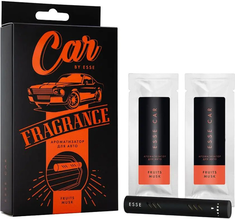 Автопарфум в стіках Фрукти Мускус ESSE CAR PERFUME