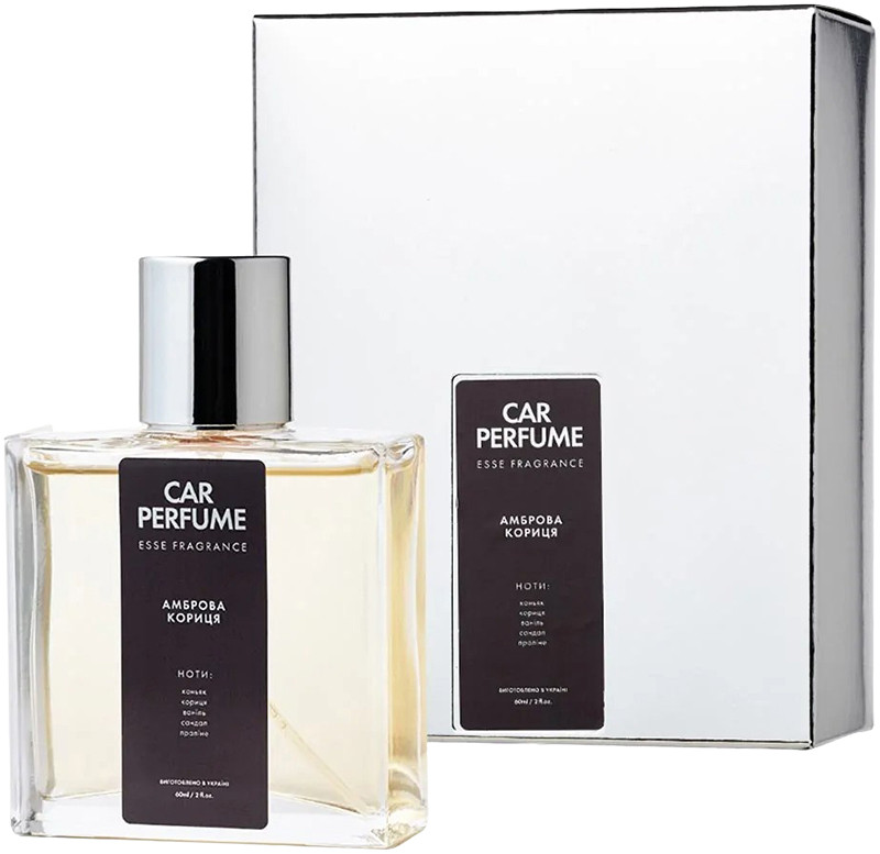 Автопарфюм Амбровая корица ESSE CAR PERFUME, 60 мл 