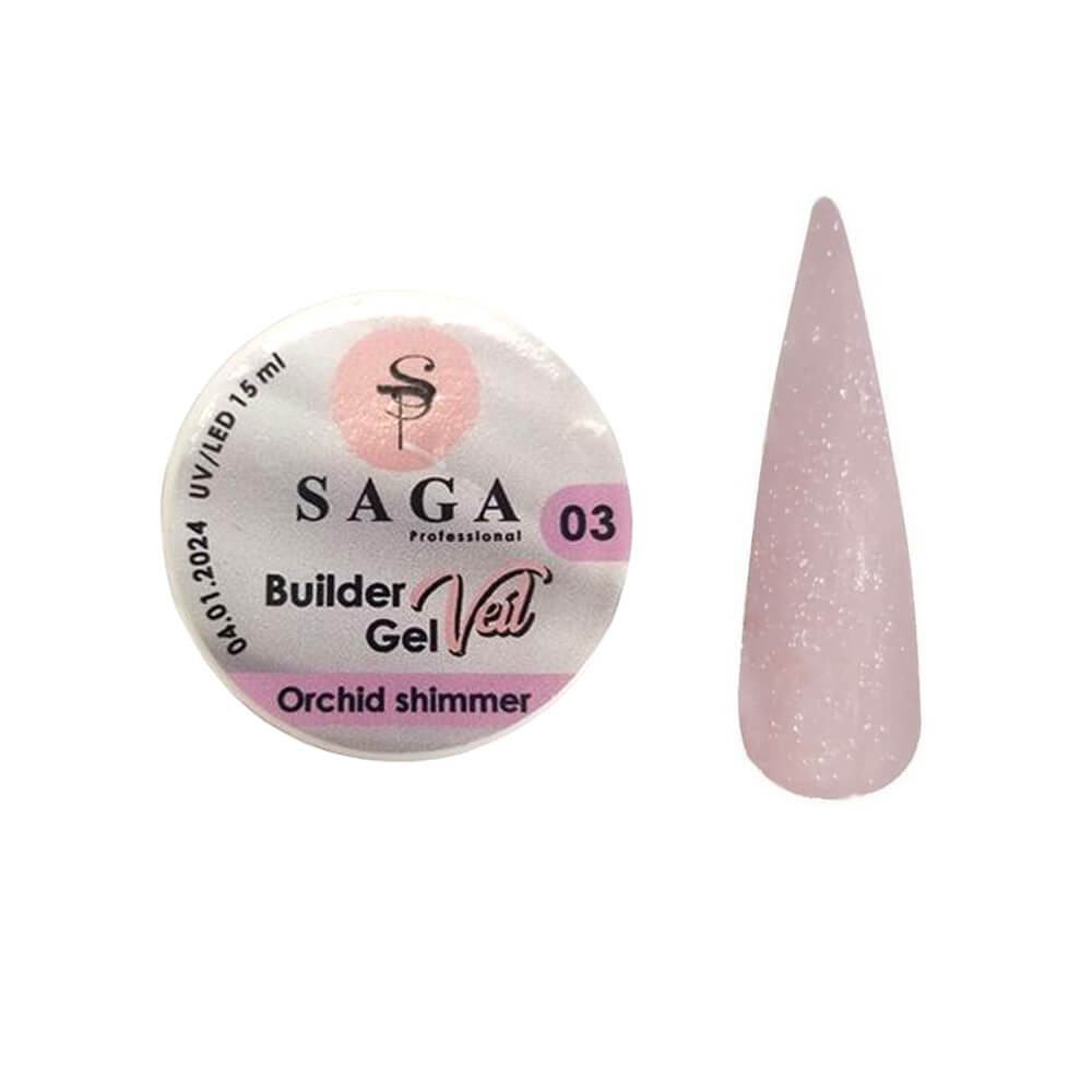 Строительный гель Builder Gel №3 Saga, 15 мл