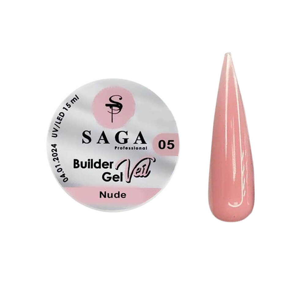 Строительный гель Builder Gel №5 Saga, 15 мл