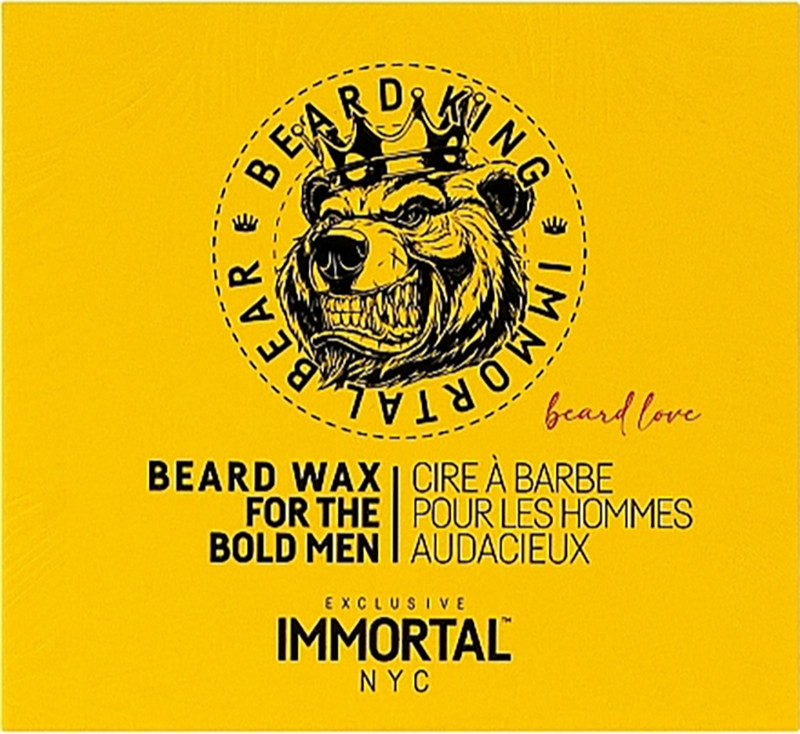 Віск для укладки бороди Bear Beard Wax Immortal, 50 мл  Фото 2 