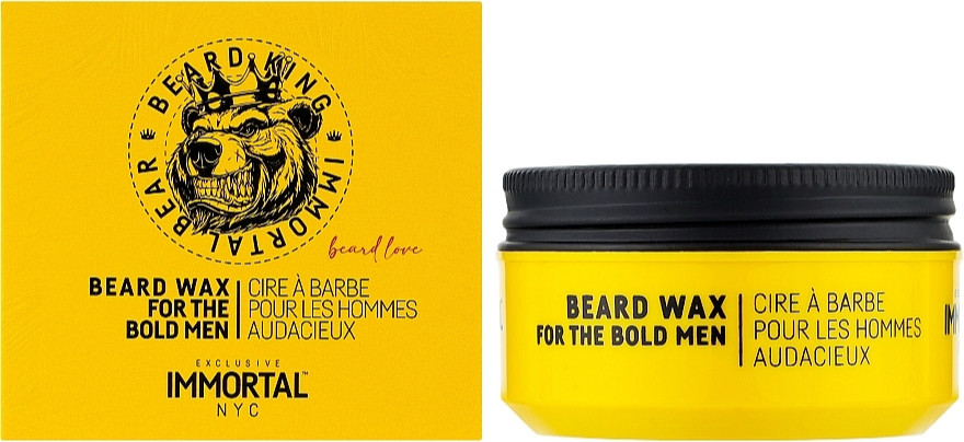 Віск для укладки бороди Bear Beard Wax Immortal, 50 мл  Фото 3 