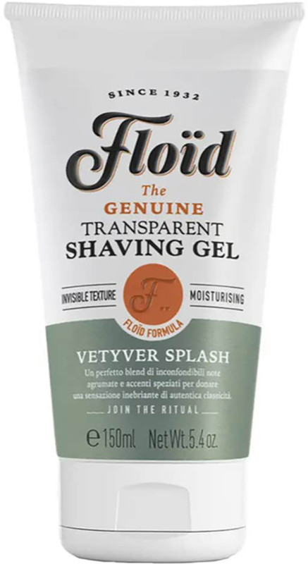 Гель для бритья прозрачный Shaving Gel Vetyver Splash Floid, 150 мл