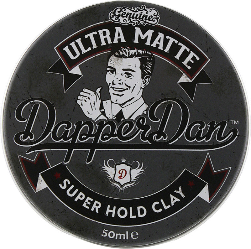 Глина для укладки волос ультраматовая Ultra Matte Super Hold Clay Dapper Dan, 100 мл