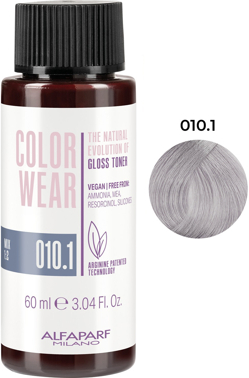 Тонирующая краска для волос Color Wear Gloss тон 010.1 Alfaparf, 60 мл
