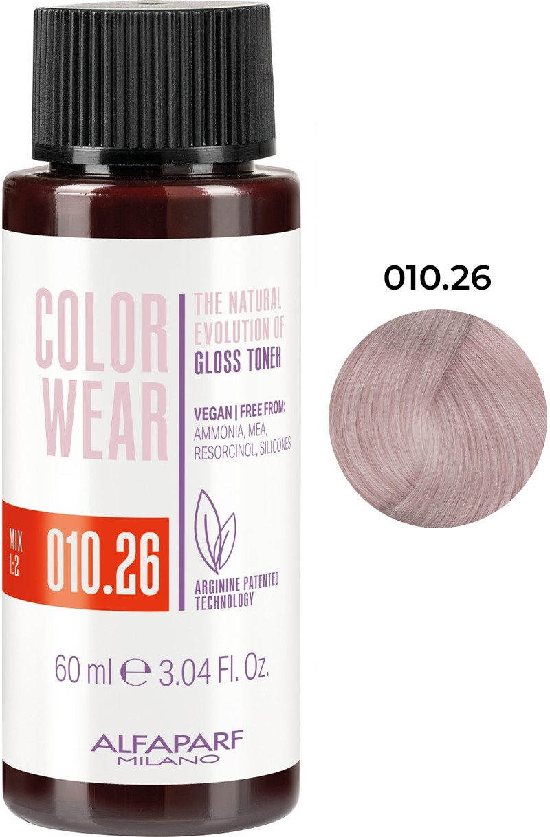 Тонирующая краска для волос Color Wear Gloss тон 010.26 Alfaparf, 60 мл