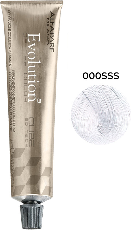 Стойкая краска для волос Evolution of the Color тон 000SSS Alfaparf, 60 мл