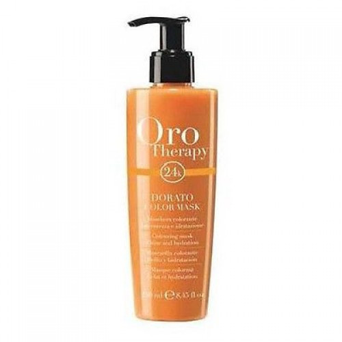 Маска c эффектом ламинирования золотая Oro Therapy Fanola, 250 мл