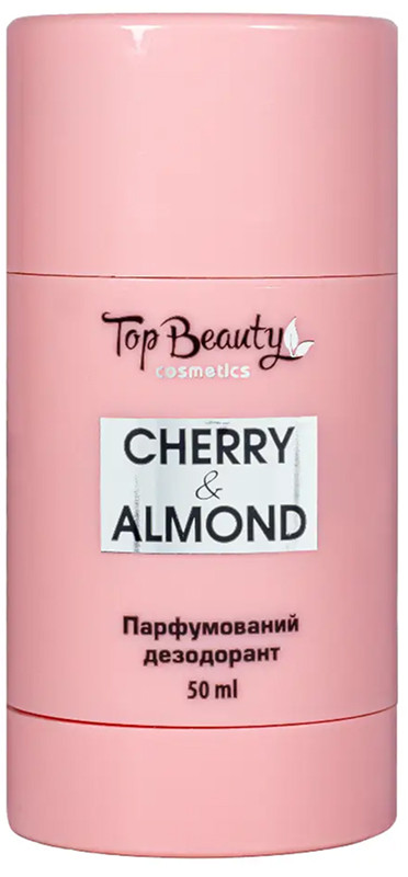 Дезодорант сухий парфумований з пробіотиком Chery and Almond Top Beauty, 50 мл