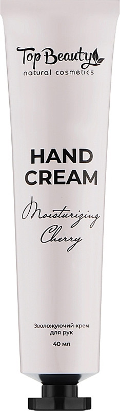 Крем для рук зволожуючий Moisturizing Cherry Top Beauty, 40 мл на beauty-prof.com Крем для рук зволожуючий Moisturizing Cherry Top Beauty, 40 мл