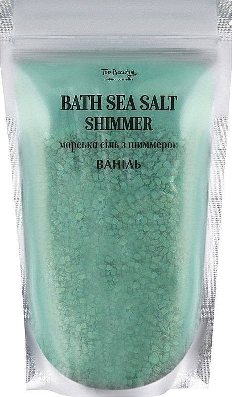 Соль морская с шиммером Ваниль Top Beauty, 250 г