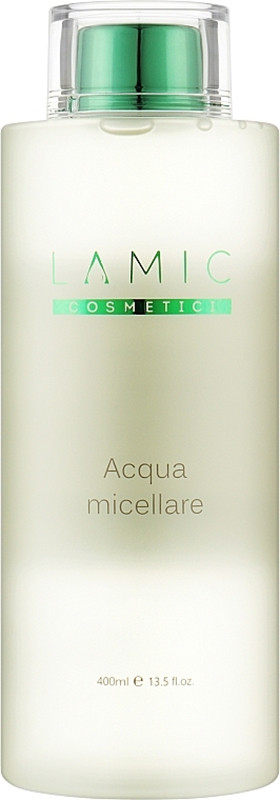 Мицеллярная вода с гиалуроновой кислотой Aqua Micellare Lamic, 400 мл