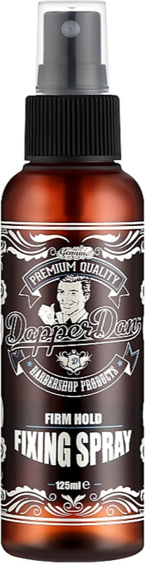 Лак для волос фиксирующий Fixing Spray firm hold Dapper Dan, 125 мл