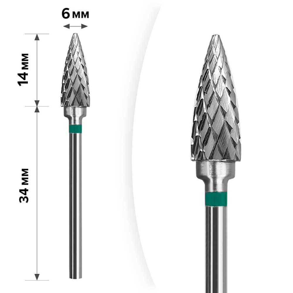 Фреза ТВС конус кукуруза острая Mart, 6х14