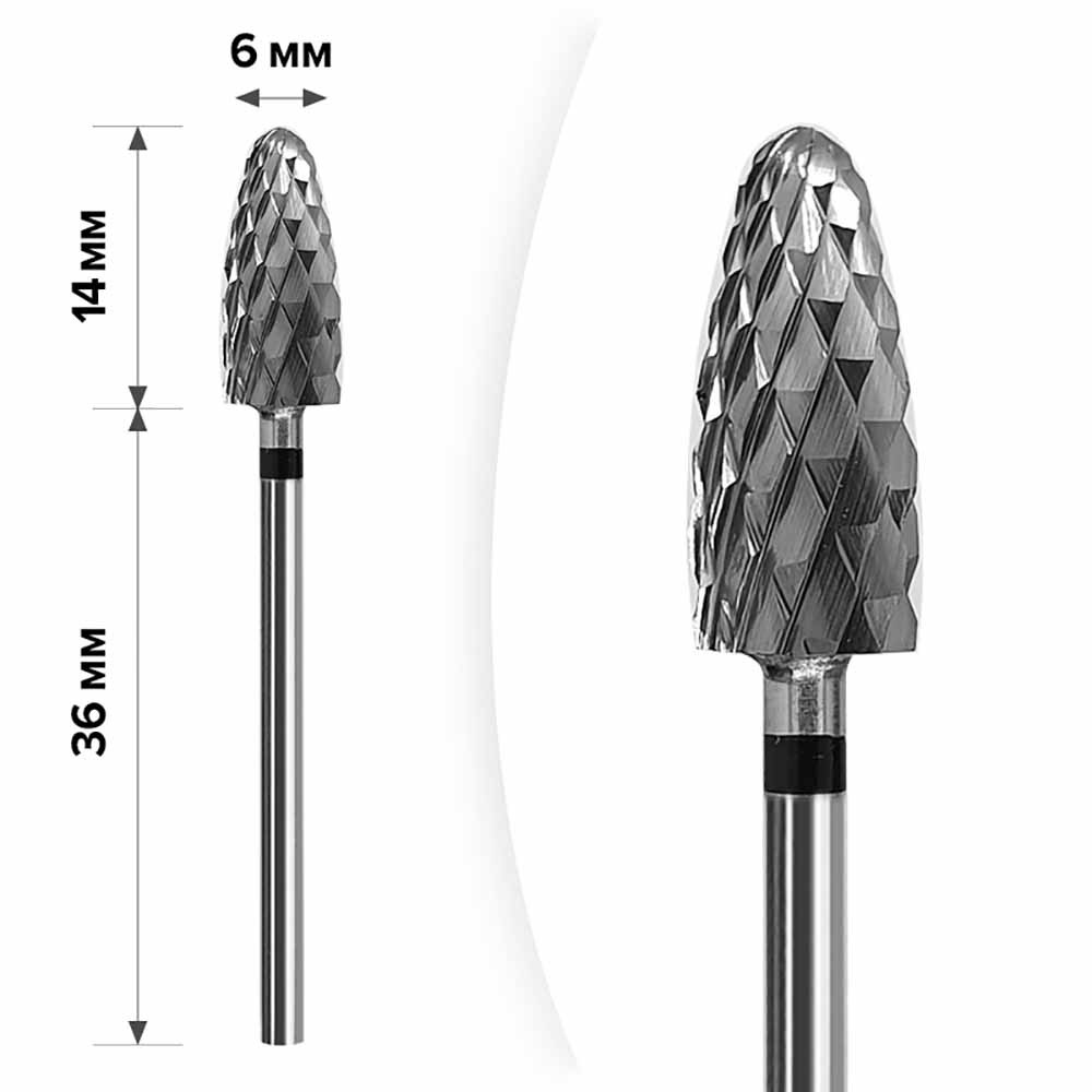 Фреза ТВС кукурудза 2XC Black, Mart 6х14