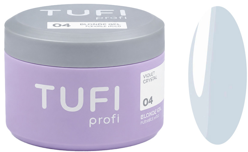Гель для наращивания Builder Gel UV/LED 04 White Crystal TUFI profi, 30 мл