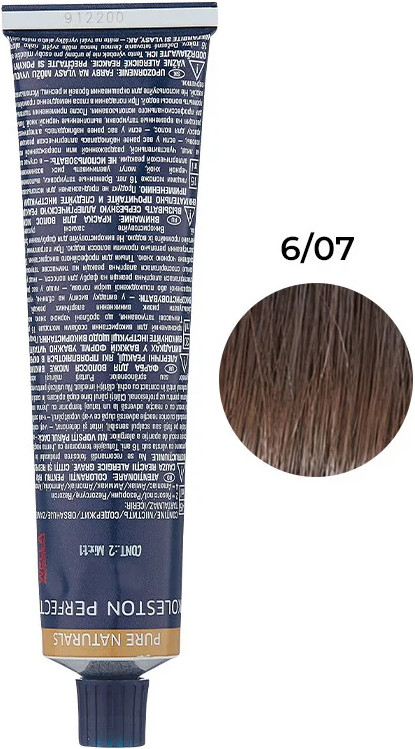 Стійка крем-фарба для волосся Pure Naturals 6/07 Wella Proffesional, 60 мл