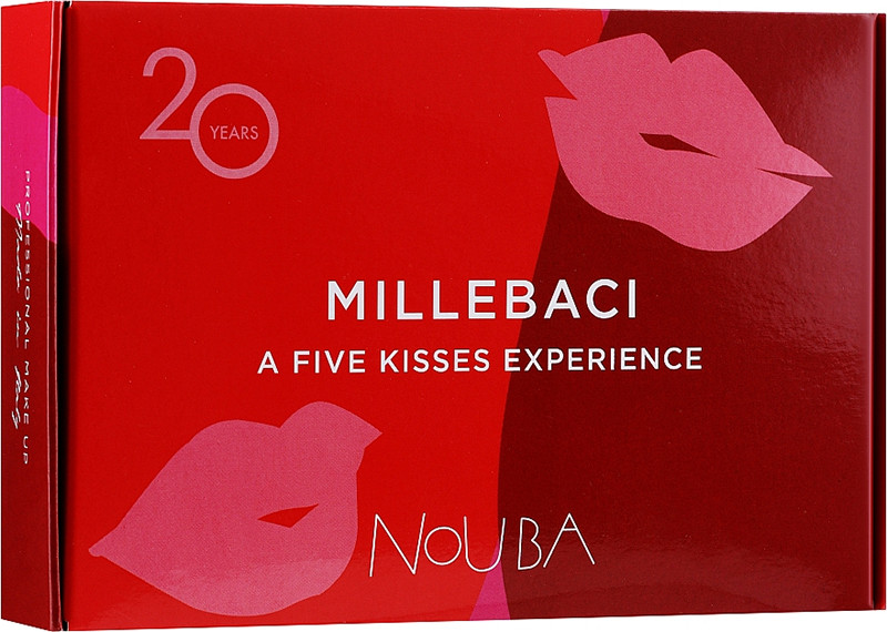 Набір KISSES EXPERIENCE n.1 Nouba (5 міні стійких помад Millebaci №.67-7-46-68-69) Фото 2