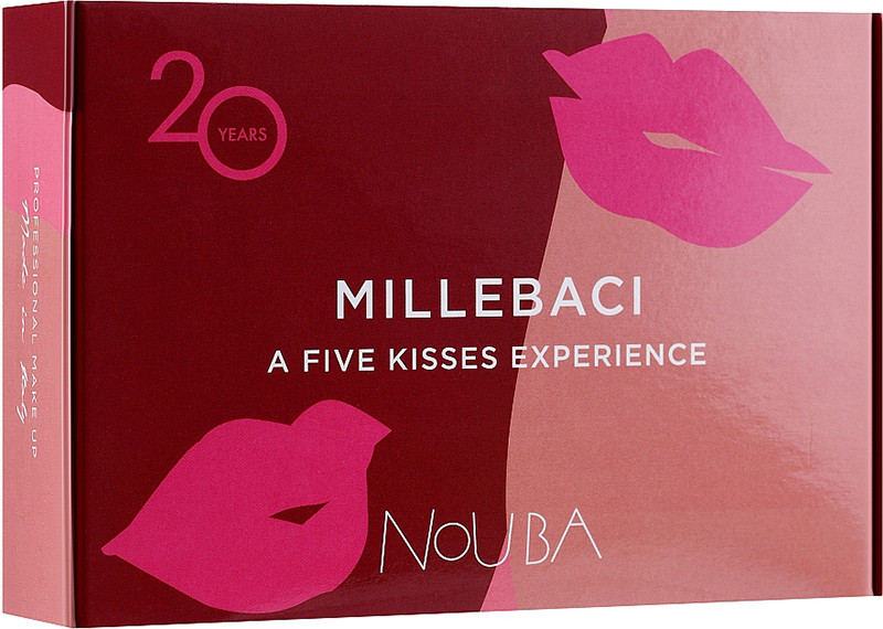 Набір KISSES EXPERIENCE n.3 Nouba (5 міні стійких помад Millebaci №.16, 41, 55, 49,50)  Фото 2 