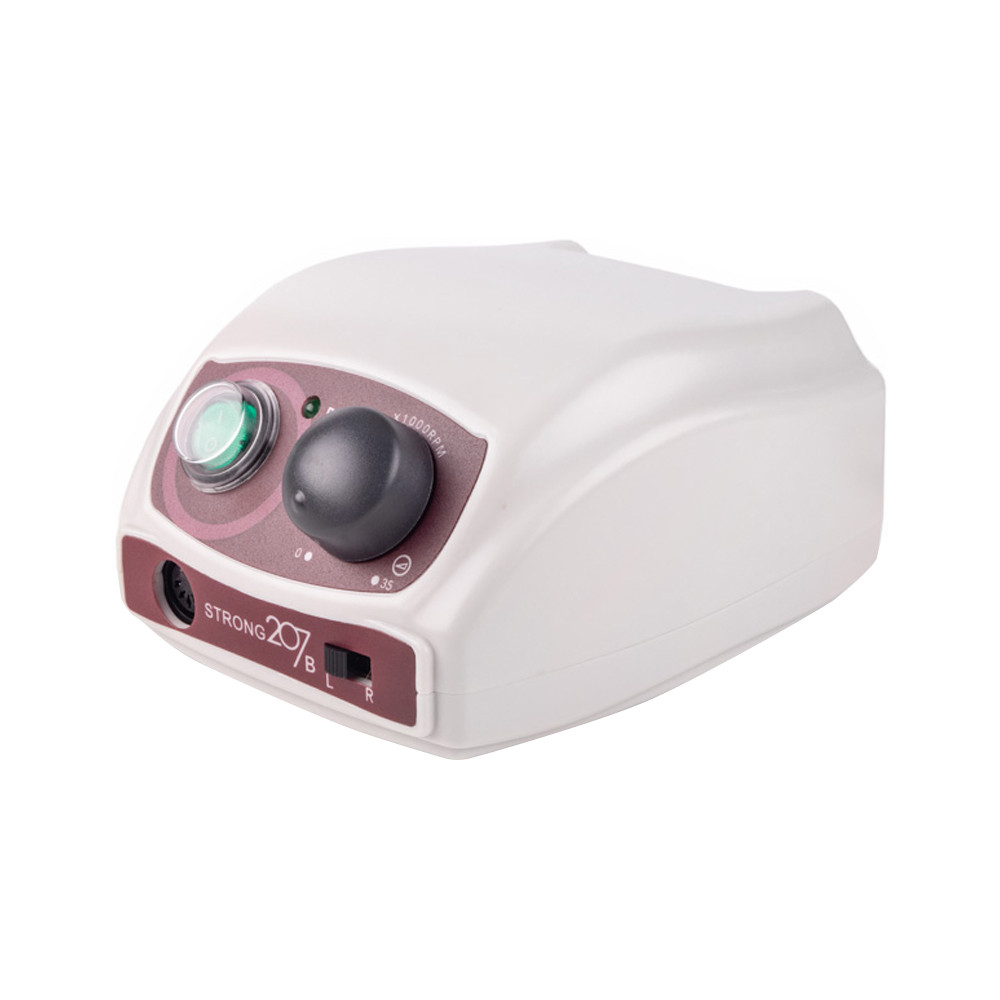 Фрезер для манікюру Strong 207 RED (65W/35000 об.) Ручка 120II