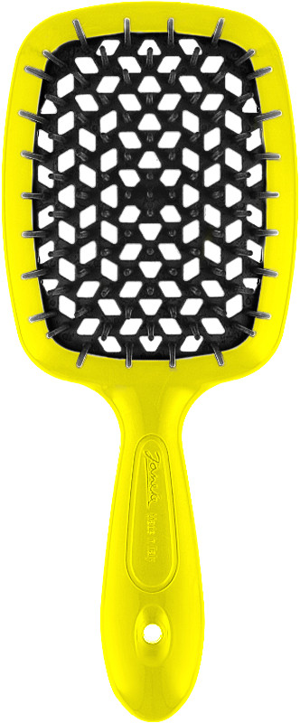 Щетка SUPERBRUSH желтая с черным Janeke