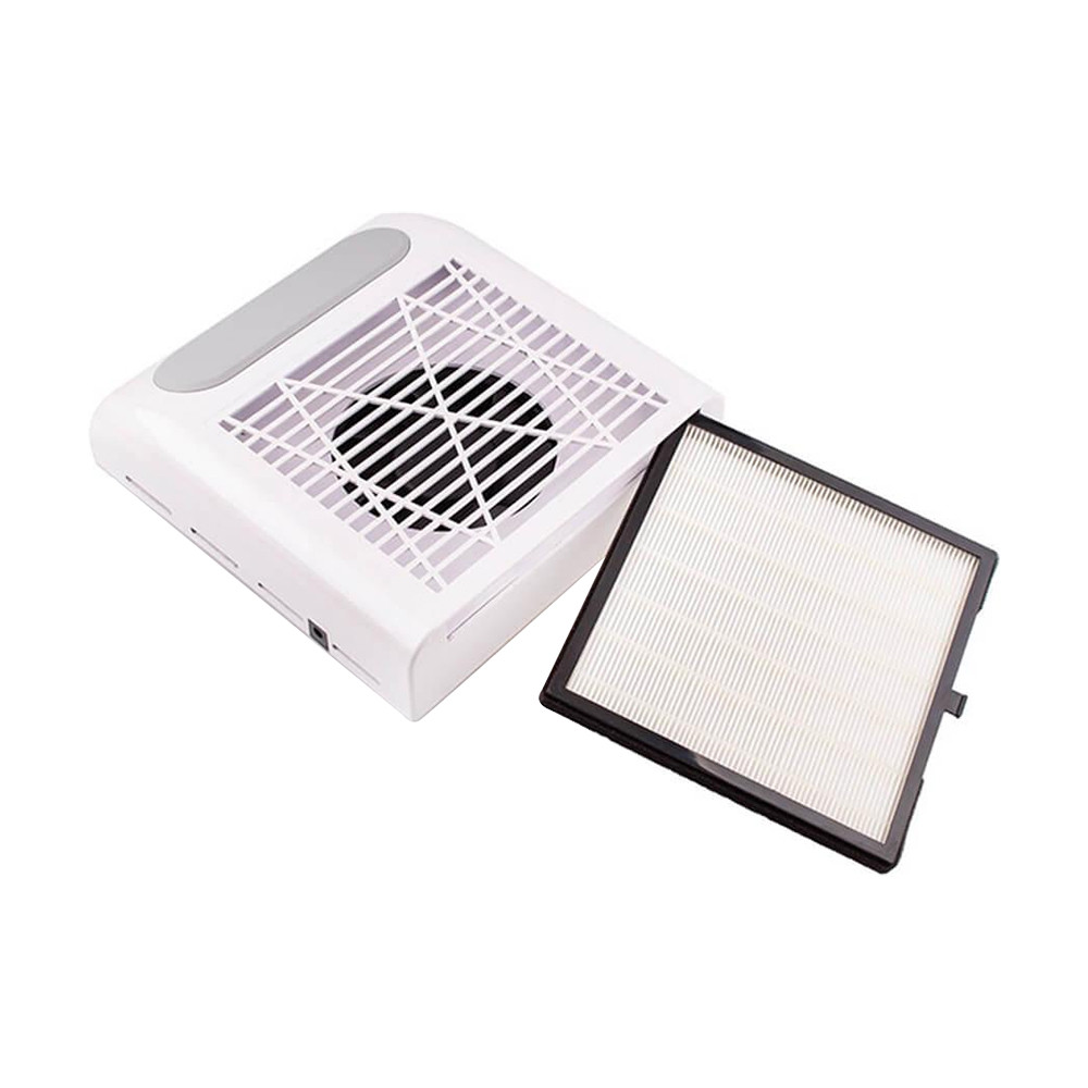 Вытяжка для маникюра SIMEI 858-8 с НЕРА-фильтром (80W) белая на beauty-prof.com Фото 3 Вытяжка для маникюра SIMEI 858-8 с НЕРА-фильтром (80W) белая Фото 3