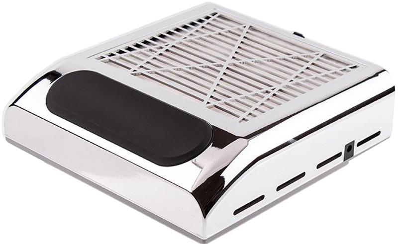Витяжка для манікюру SIMEI 858-8 з НЕРА-фільтром (80W) срібло 
