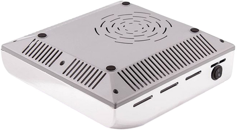Витяжка для манікюру SIMEI 858-8 з НЕРА-фільтром (80W) срібло  Фото 2 