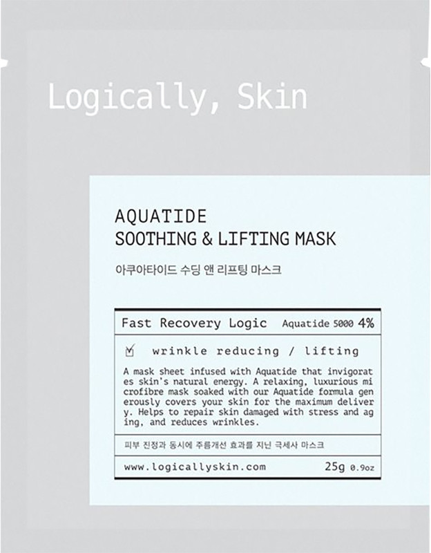 Увлажняющая тканевая маска для клеточного обновления Logically Skin Aquatide, 25 г