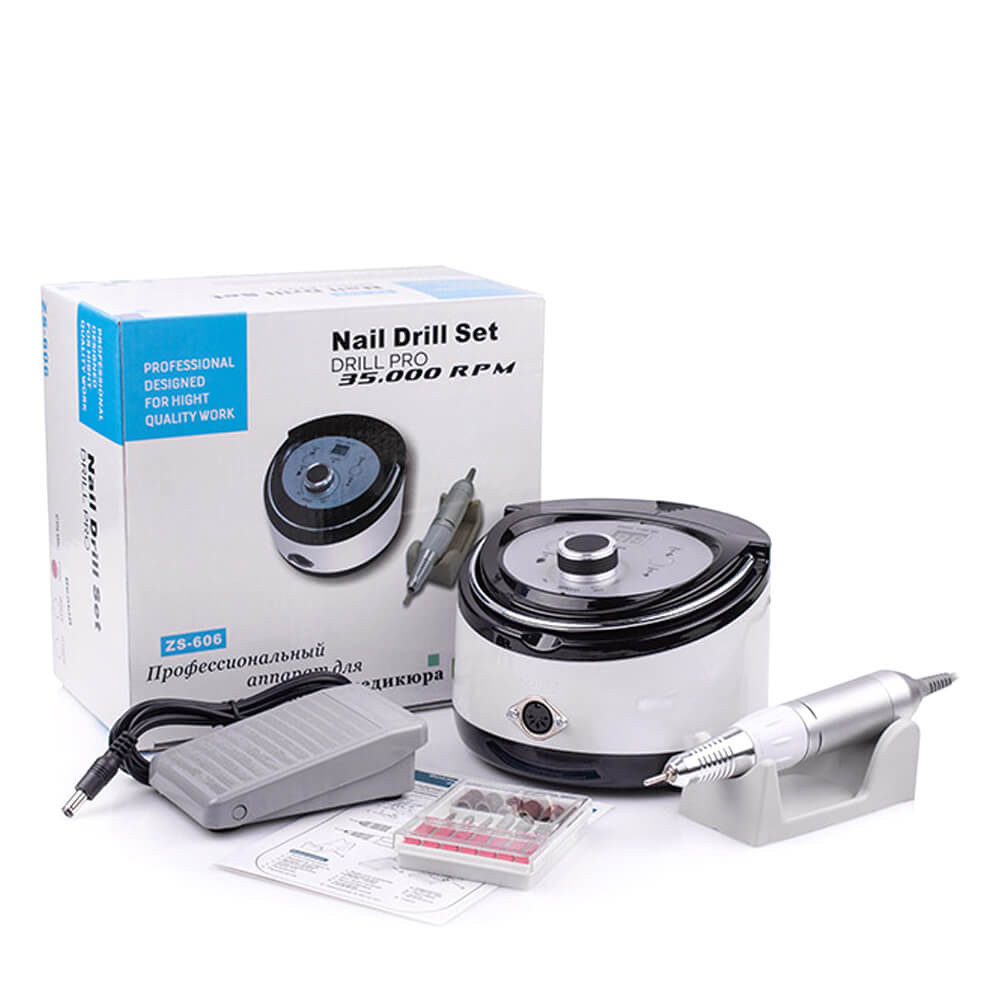 Фрезер Nail Drill ZS-606, BP білий, 65 W  Фото 5 