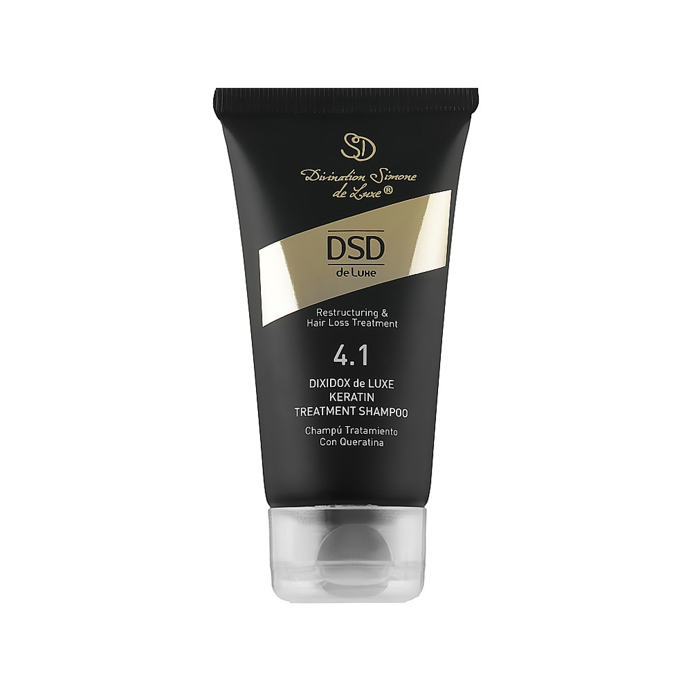 Восстанавливающий шампунь с кератином Keratin Treatment Shampoo 4.1 DSD, 50 мл