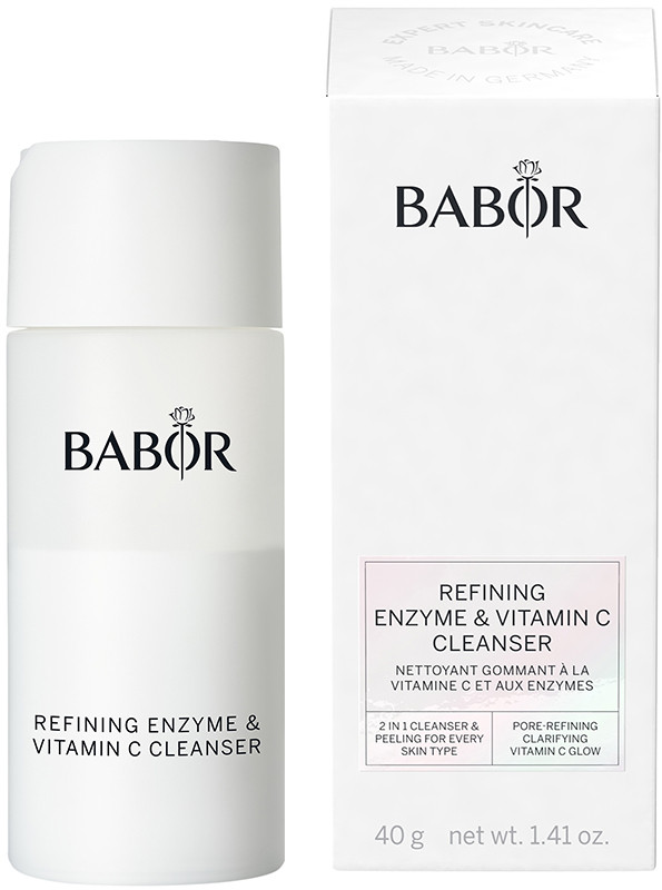 Очищаюча ферментна пудра з вітаміном С Babor Refining Enzyme & Vitamin C Cleanser, 40 г на beauty-prof.com Фото 2 Очищаюча ферментна пудра з вітаміном С Babor Refining Enzyme & Vitamin C Cleanser, 40 г Фото 2