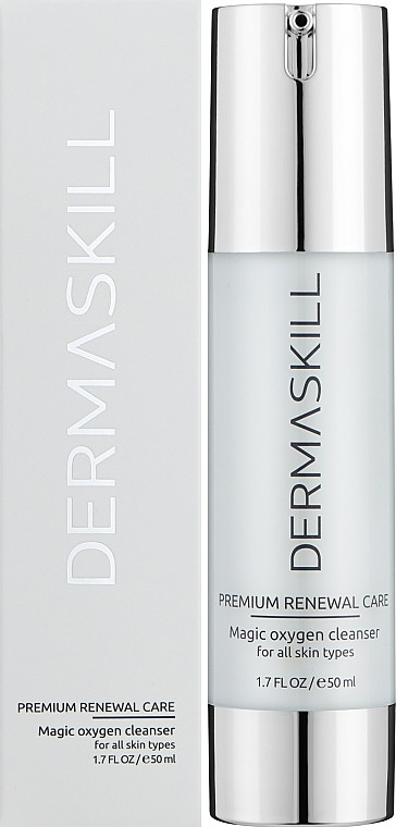 Кисневий гель для очищення шкіри Dermaskill, 50 мл Фото 2